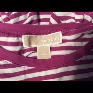 Michael Kors Tops - Michael Kors Striped Zipped Sleeve Top Michael Kors Tops - Michael Kors Striped Zipped Sleeve Top